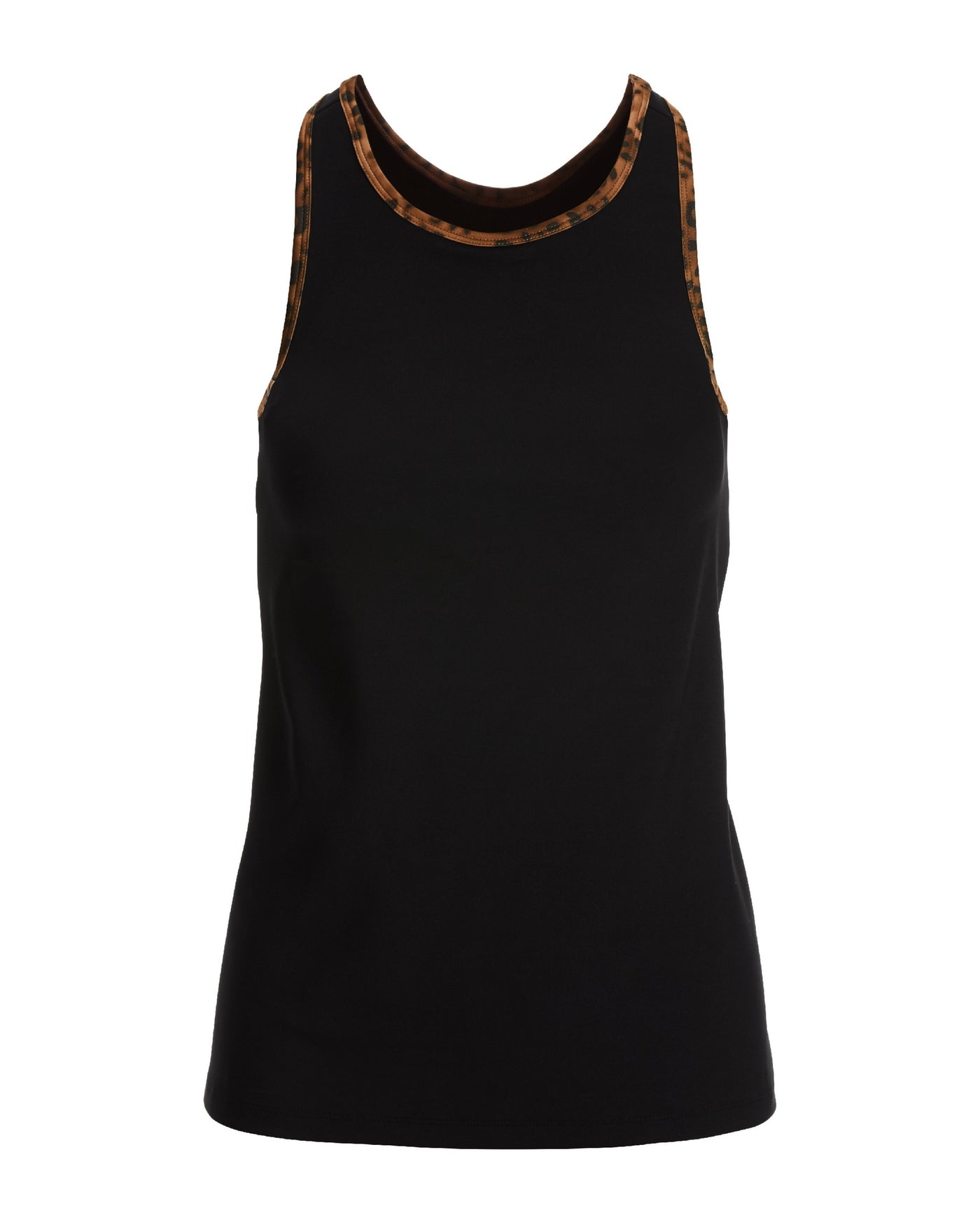 B Active Animal Trim Tank Top Black Multi
