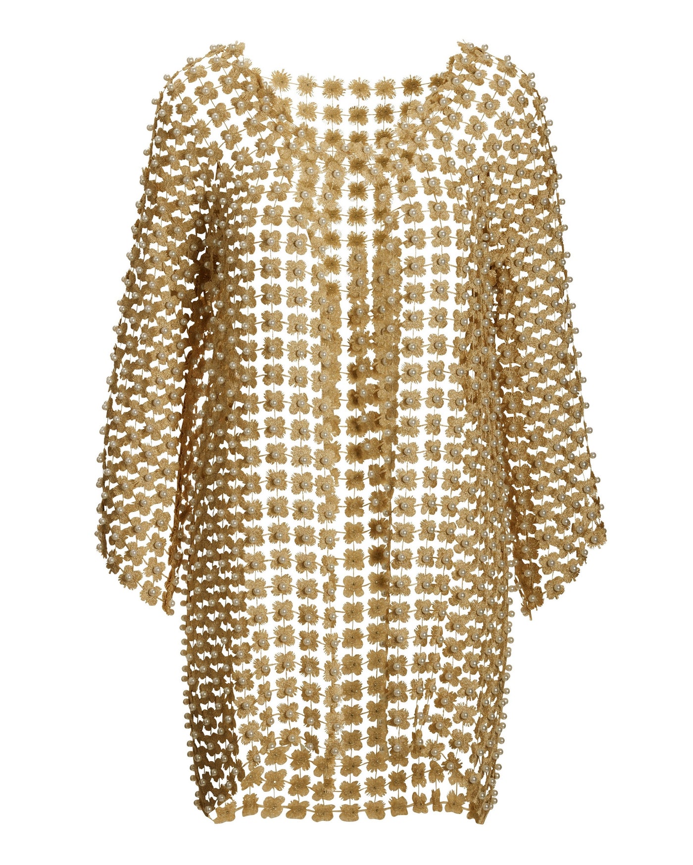 Metallic Pearl Duster Gold