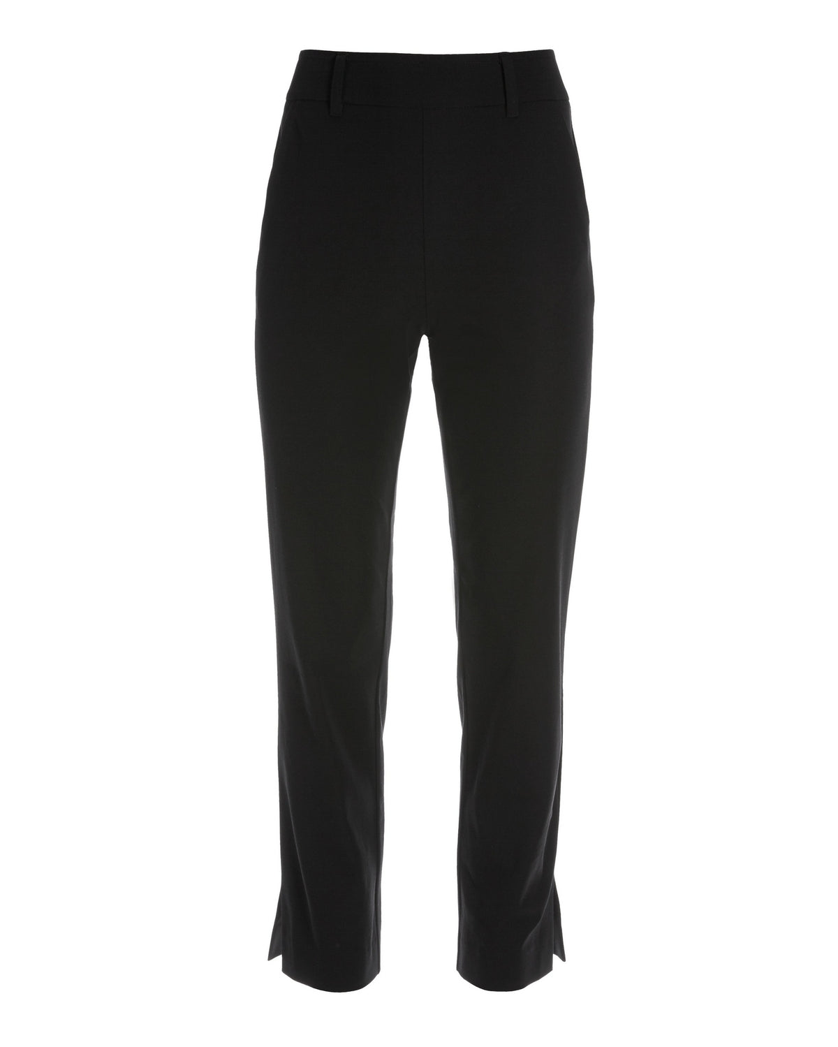 Newport Twill Pull on Crop Pant Black
