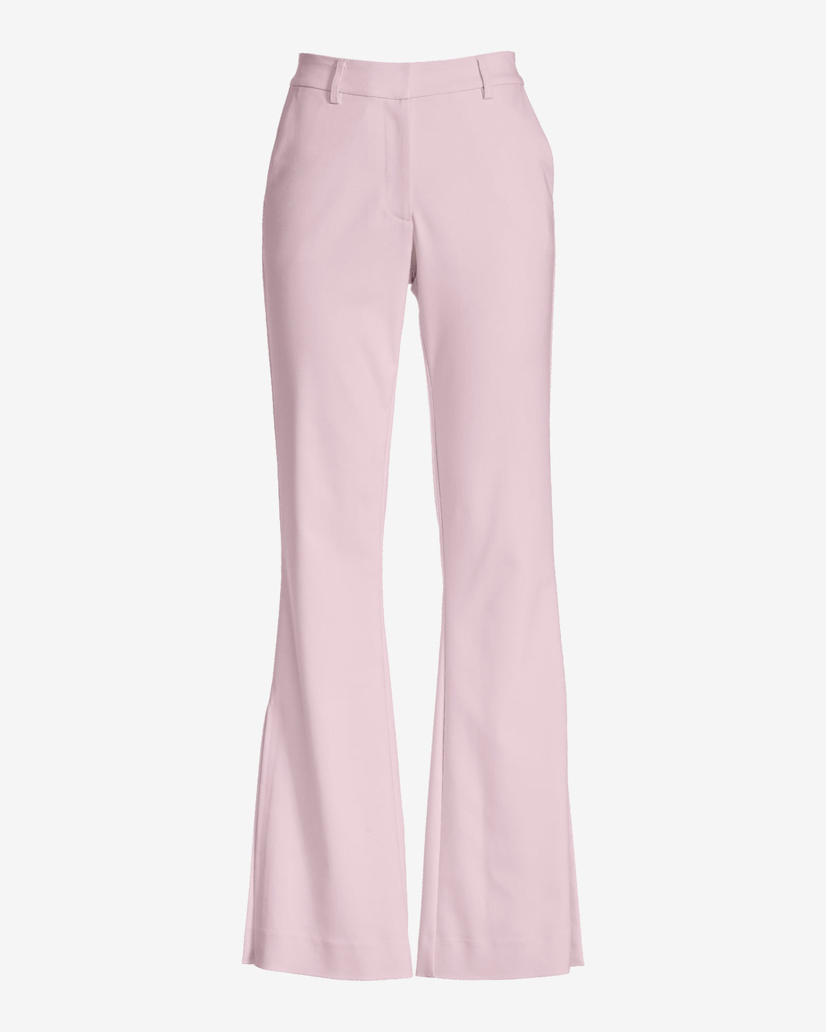 Monterey Modern Bootcut Side-Slit Trouser Pant Pink Quartz