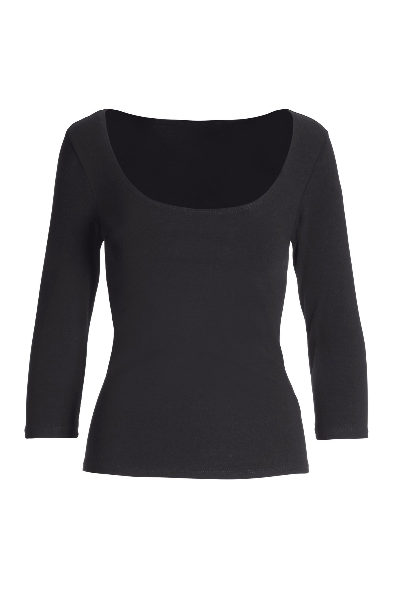 So Sexy Scoop Top Black