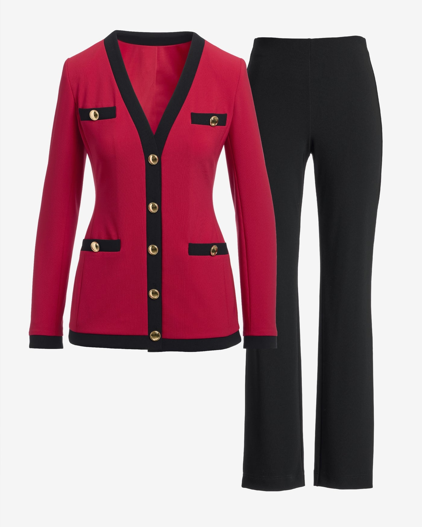 Beyond Travel Colorblock Set Red/Black