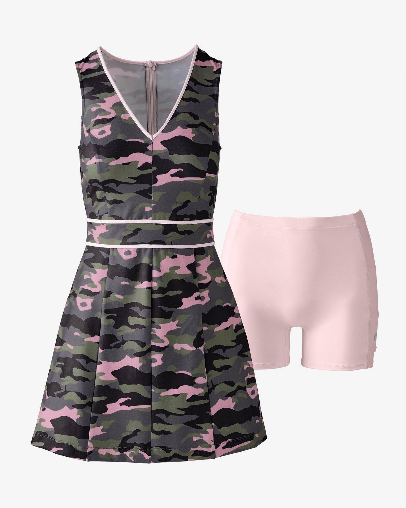 Pickletini x Boston Proper Lily Trim Dress Pink/Green Multi