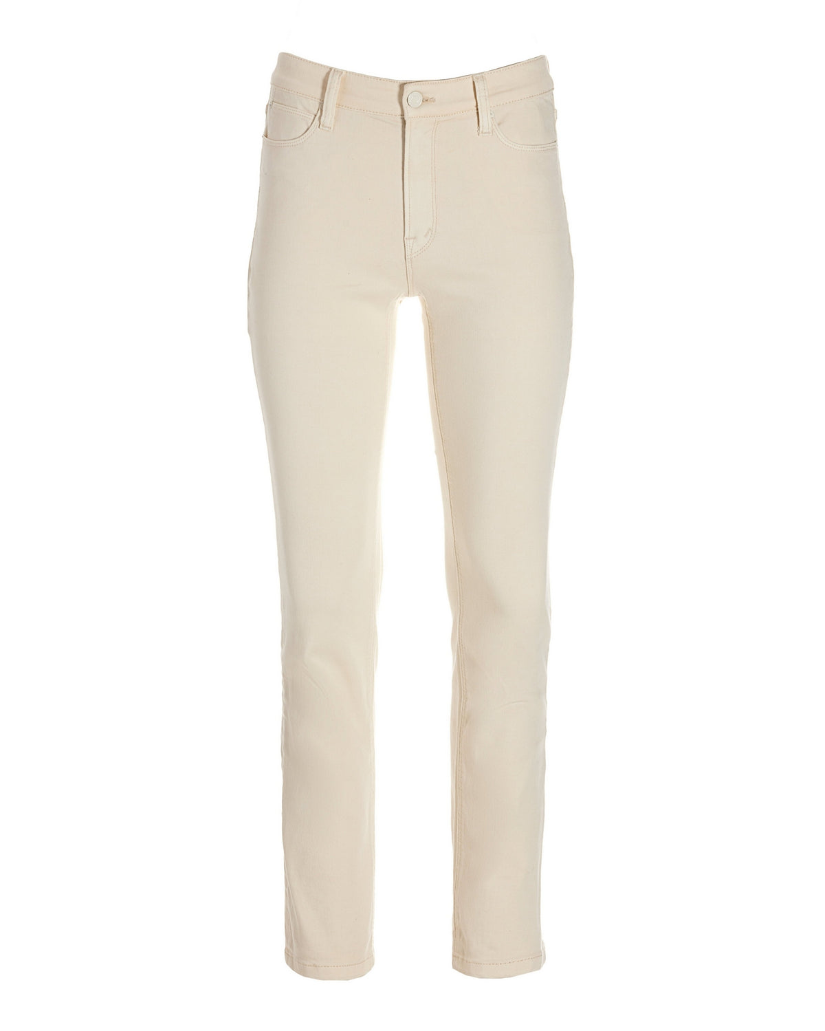 Newport High-Rise Slim Straight-Leg Jean Cream