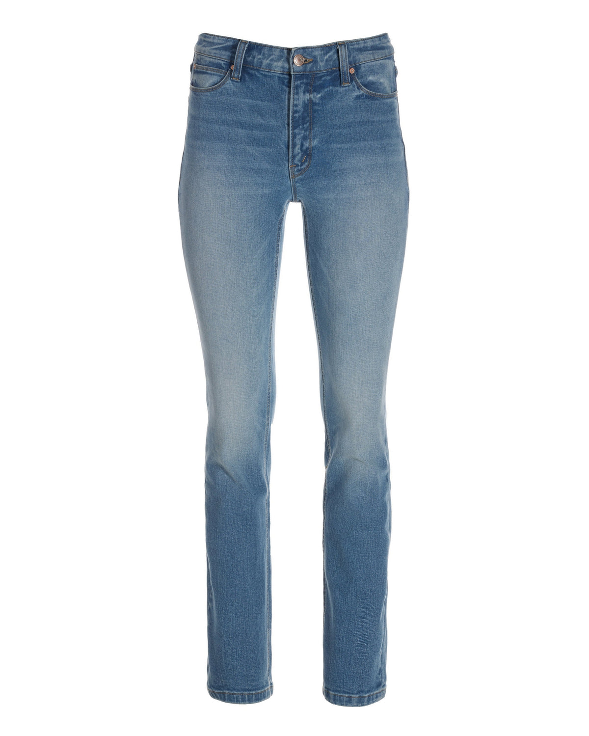 Newport High-Rise Slim Straight-Leg Jean Light Wash