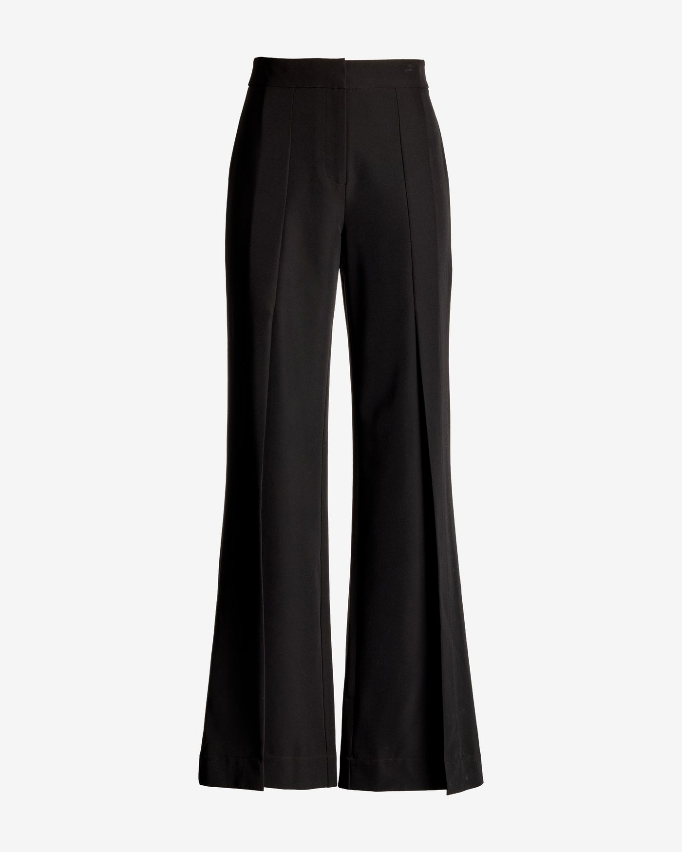 Slit Front Trouser Pant Black