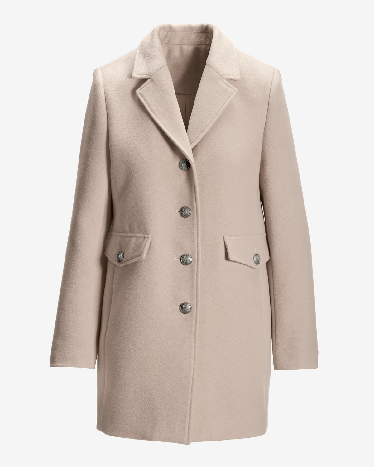 Classic Tailored Coat Pearl
