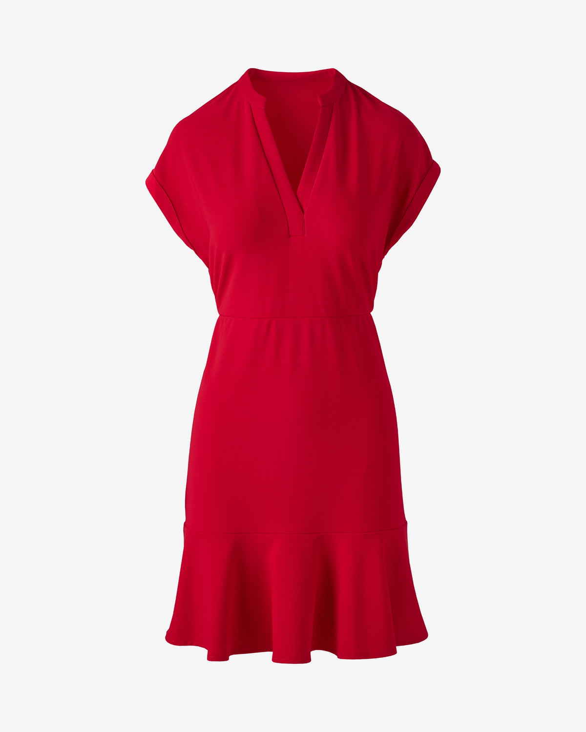 Beyond Travel Cap Sleeve Dress Tango Red