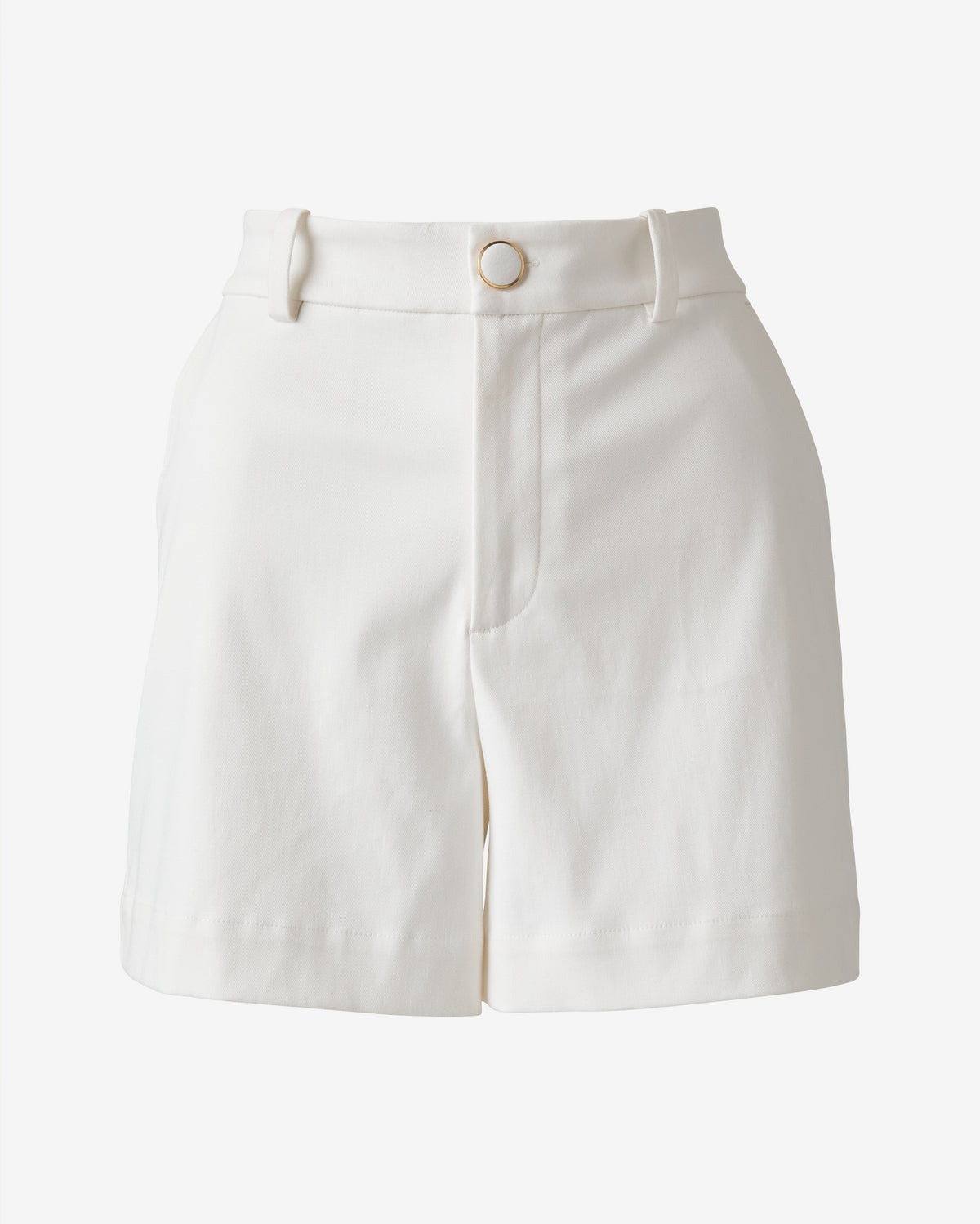 Relaxed Twill Short White