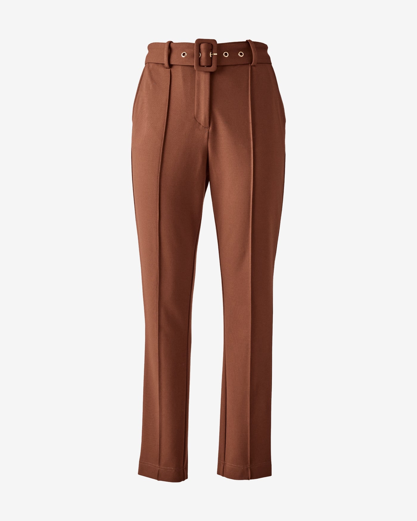 Ultimate Ponte Belted Cigarette Pant Tortoise Shell