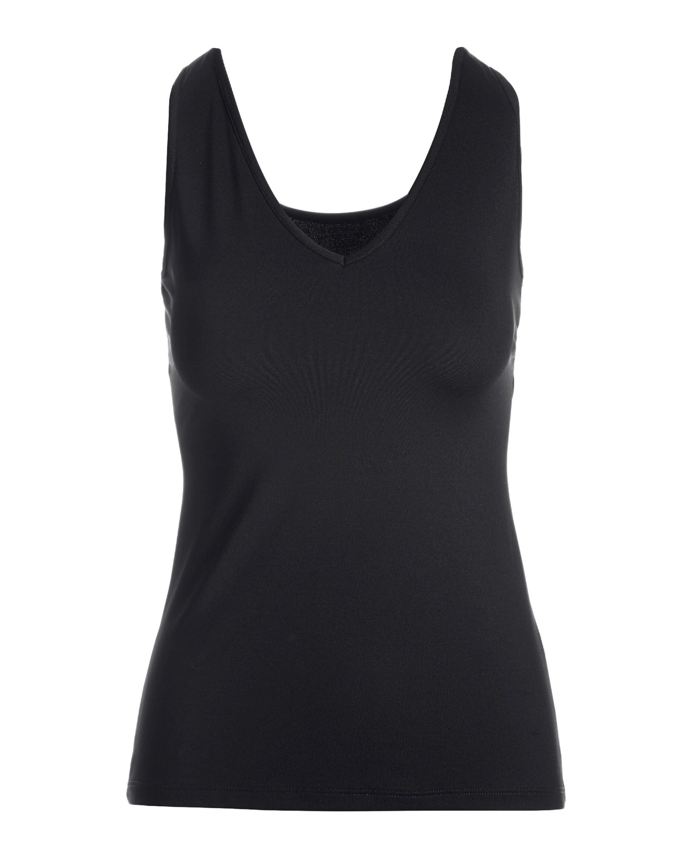 Reversible Knit Tank Top Black