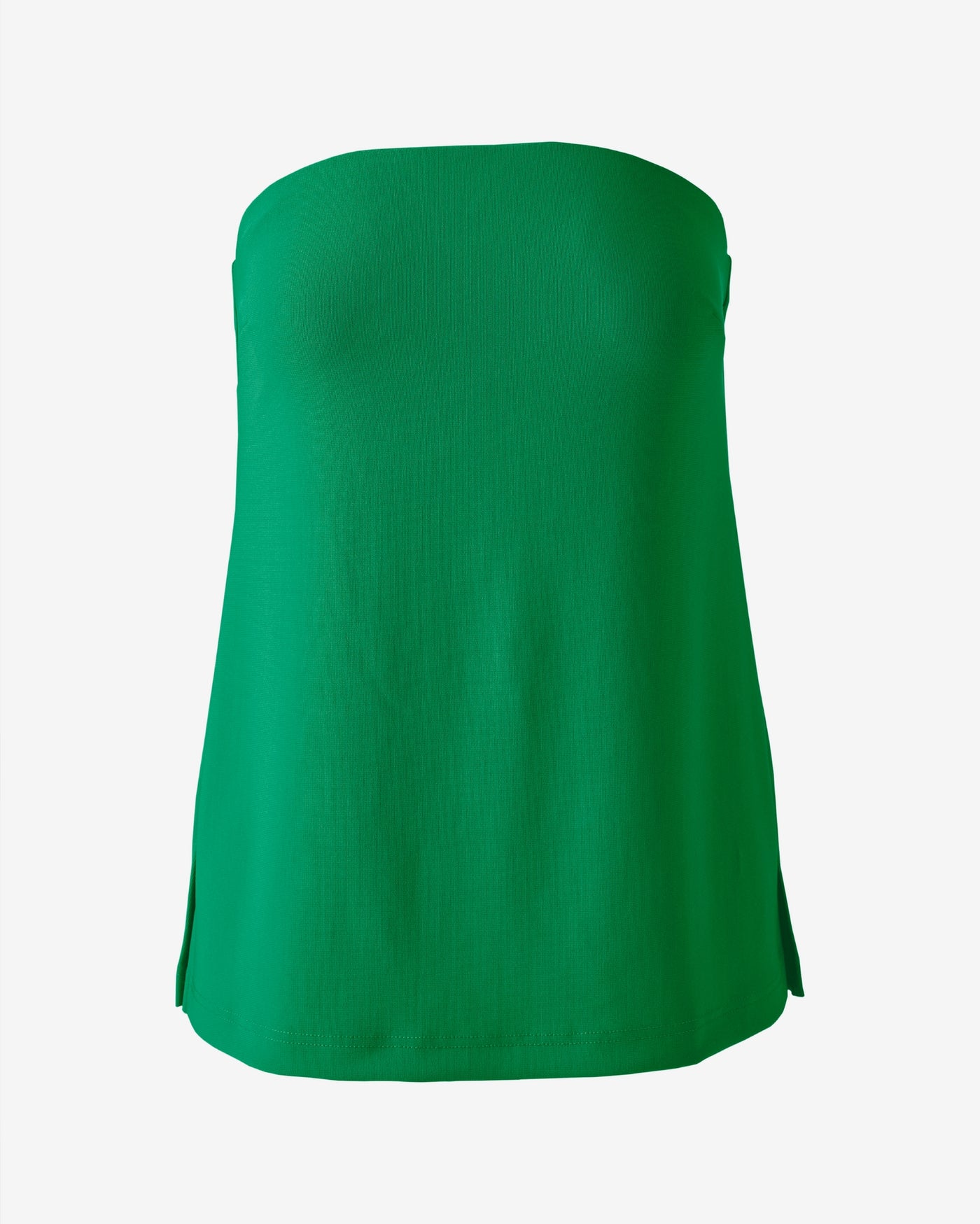 Beyond Travel Strapless Side Slit Top Monaco Green