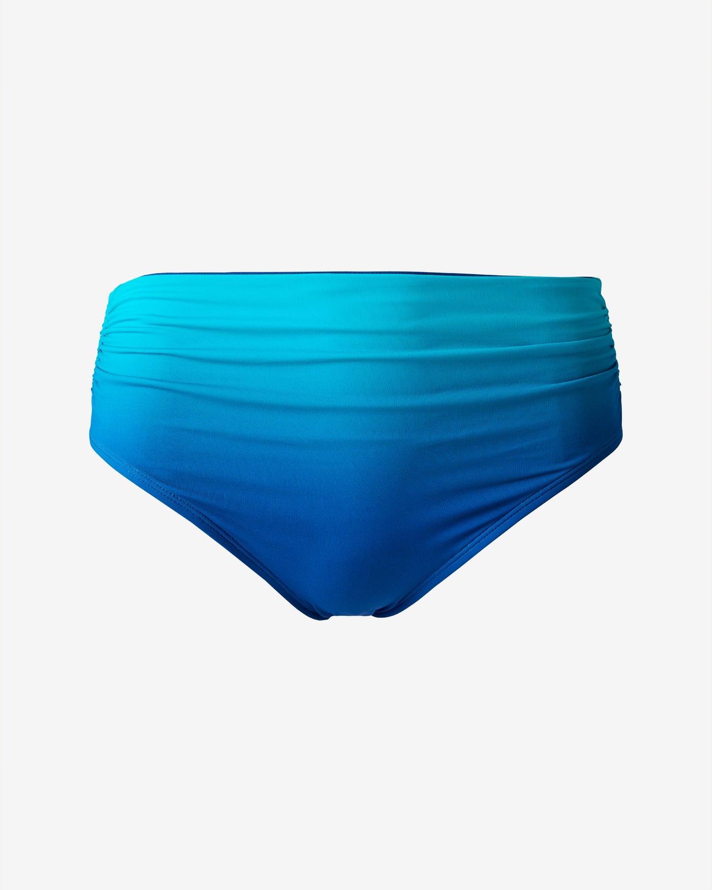 Swim Sense Blue Ombre High Waisted Bikini Bottom Blue Ombre