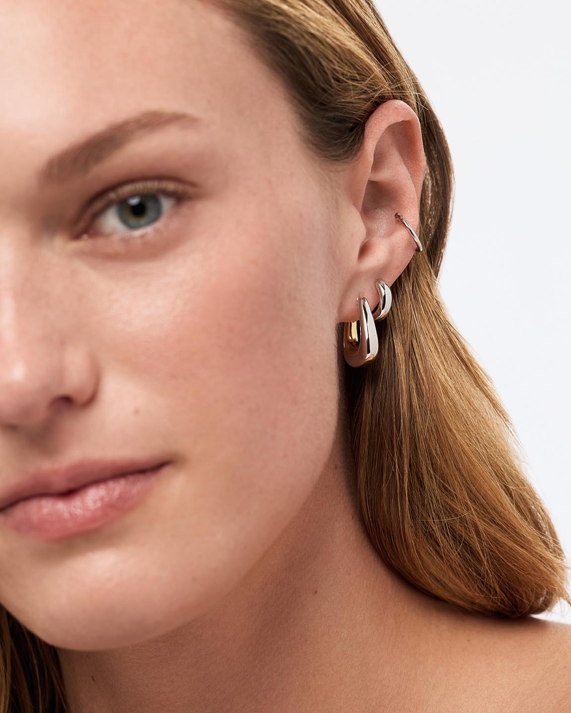 Statement Earrings - Dakota Two Tone