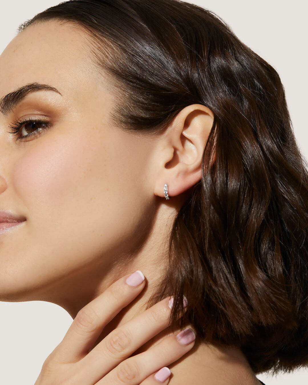 Huggie Hoop Earrings - Suzanne Silver
