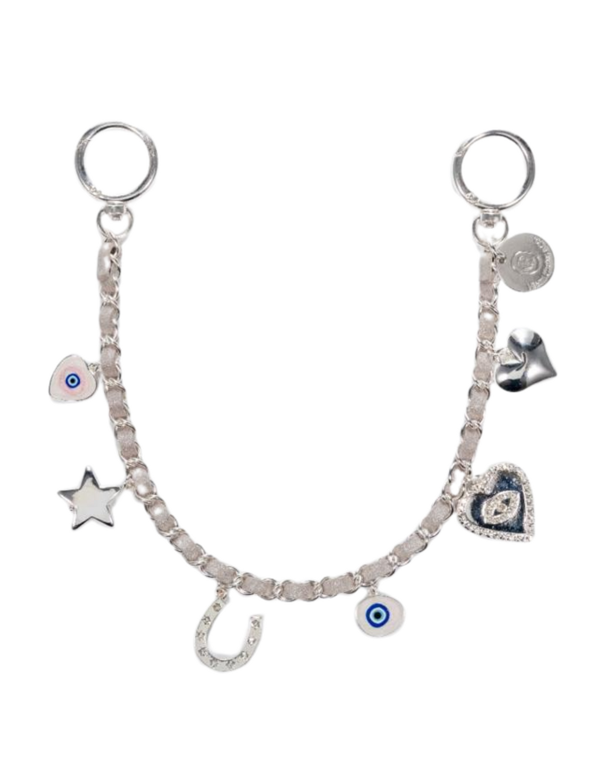 Charm & Chance Silver Bag Charm