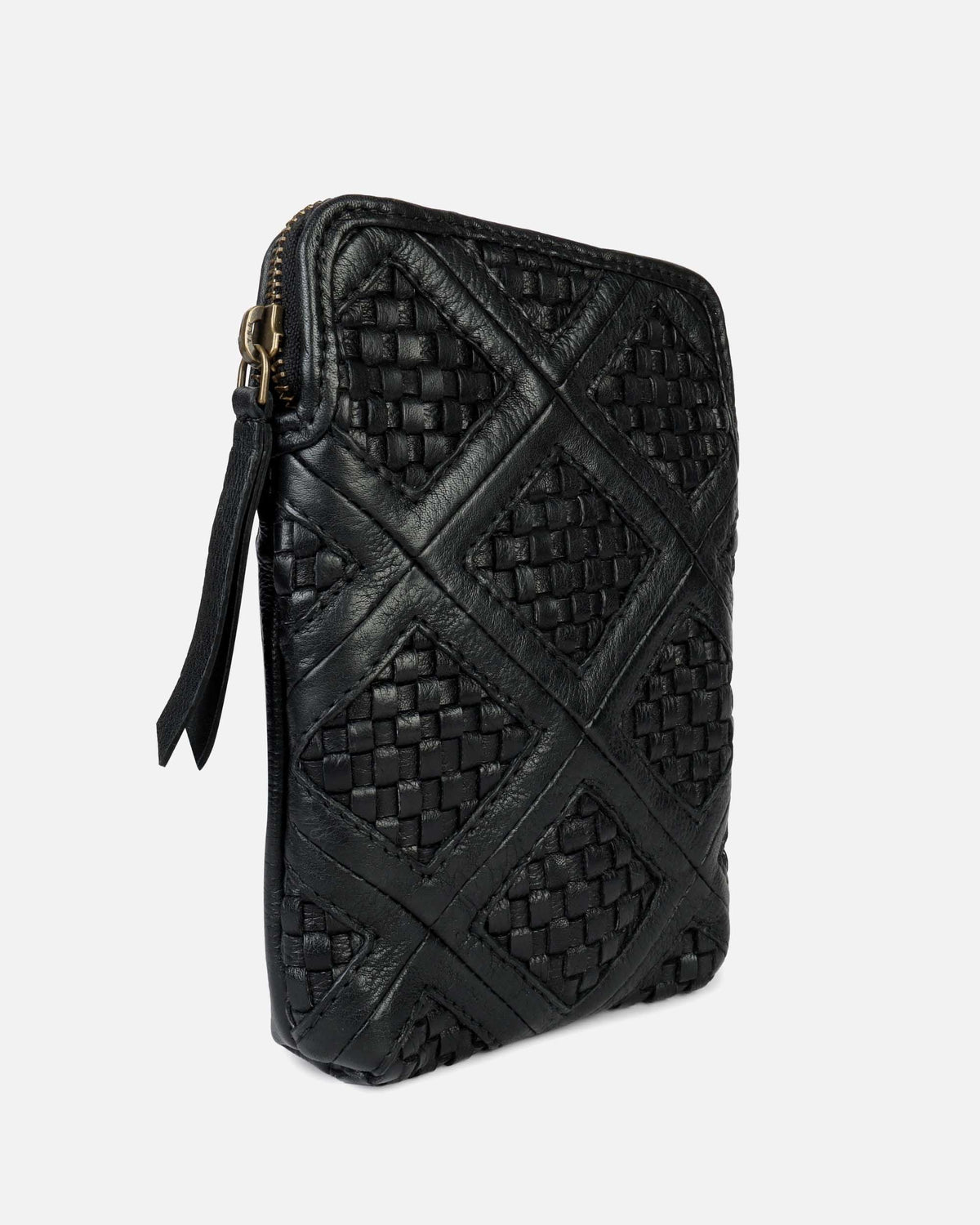 Milder | Chess Patterned Leather Phone Bag