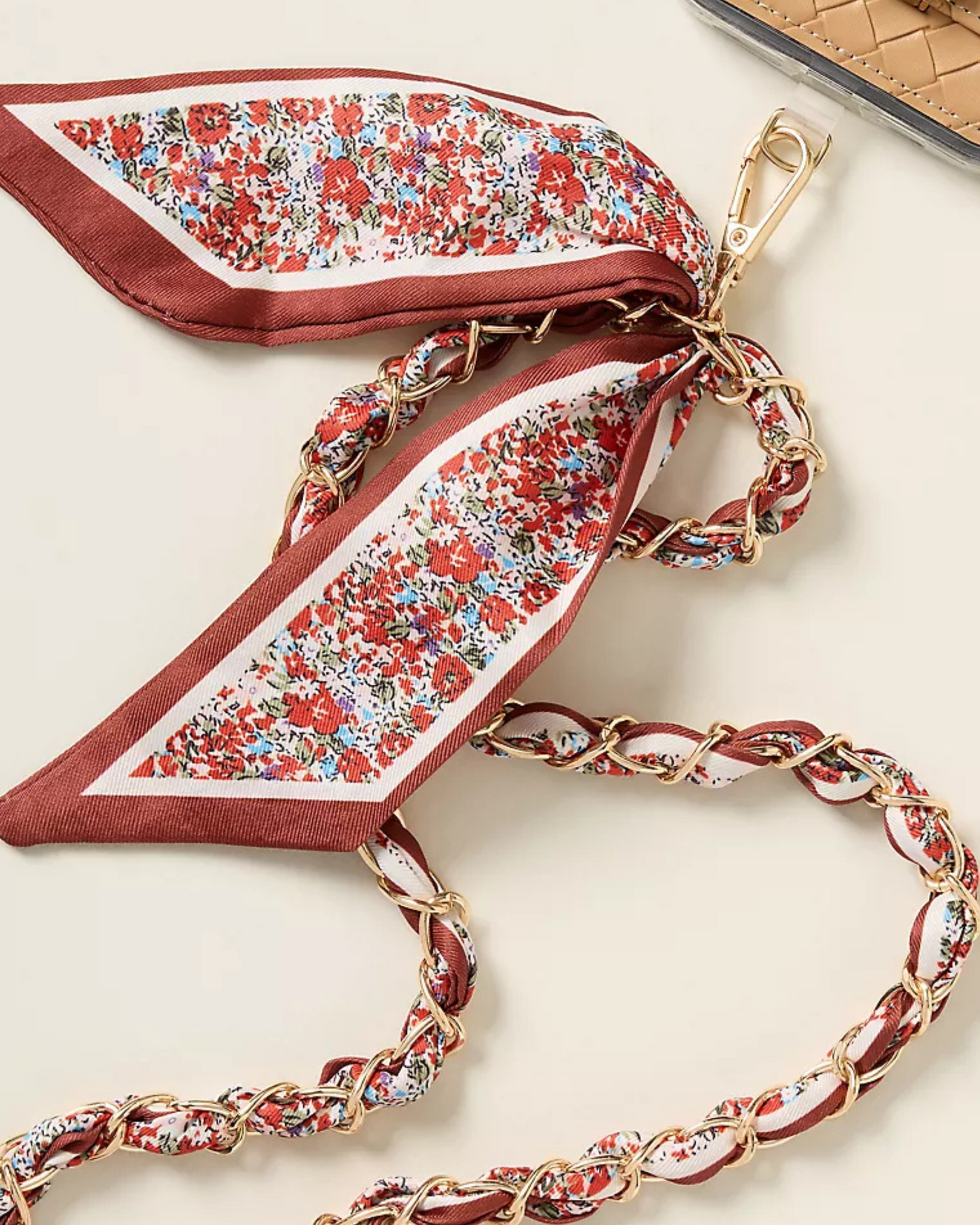 Bordeaux Crossbody Phone Chain
