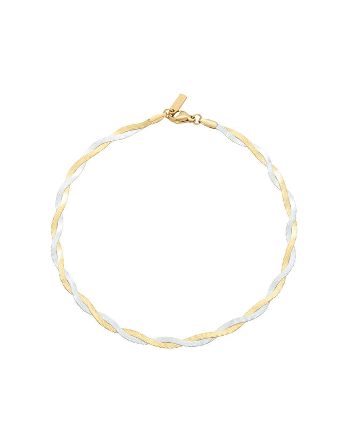 AMINA ANKLET MIXED METAL