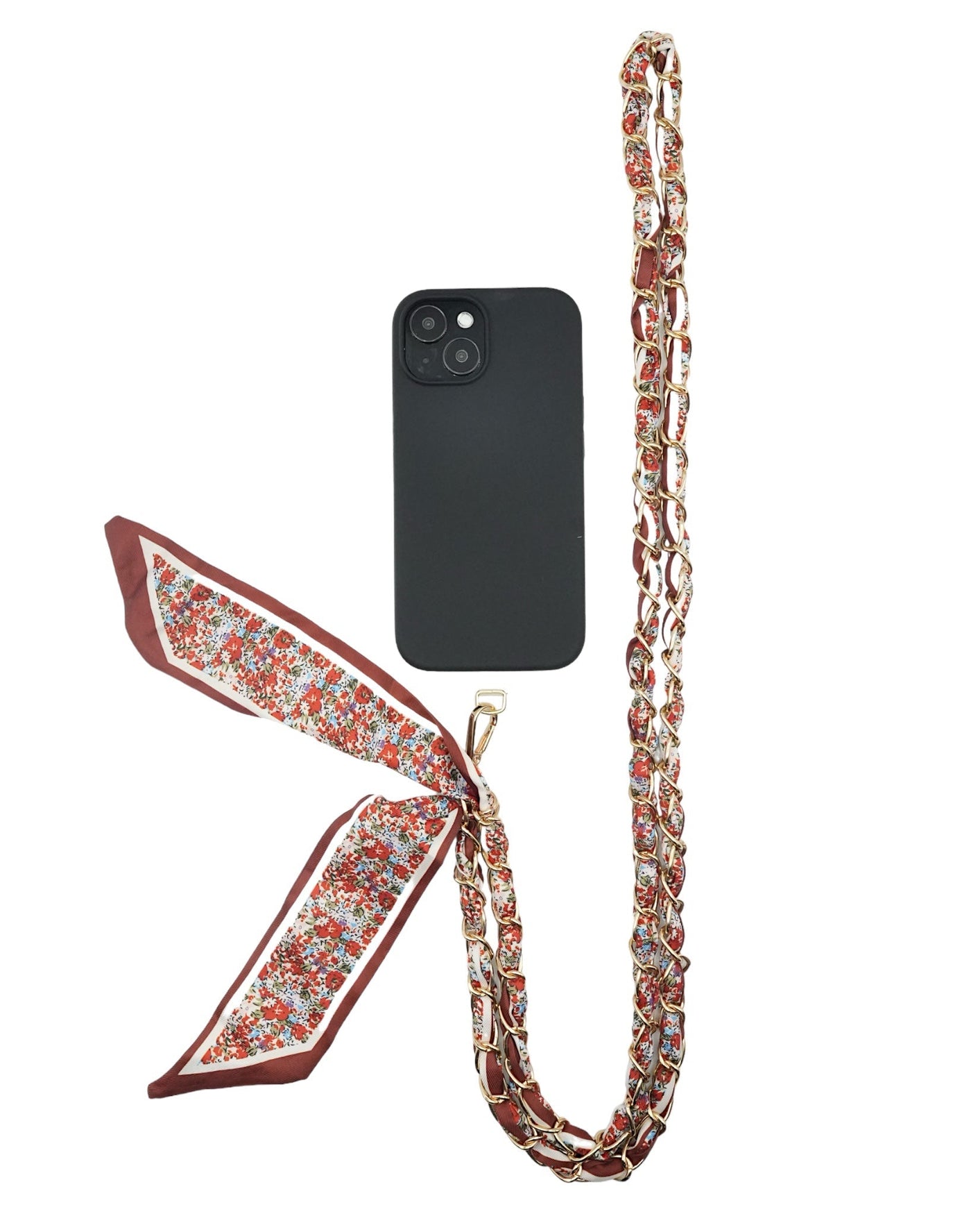 Bordeaux Crossbody Phone Chain