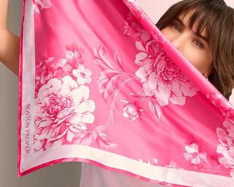 pink scarf