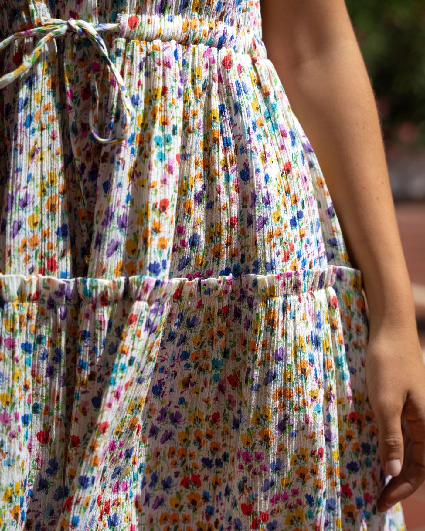 Charlotte Dress In Wildflower Fields