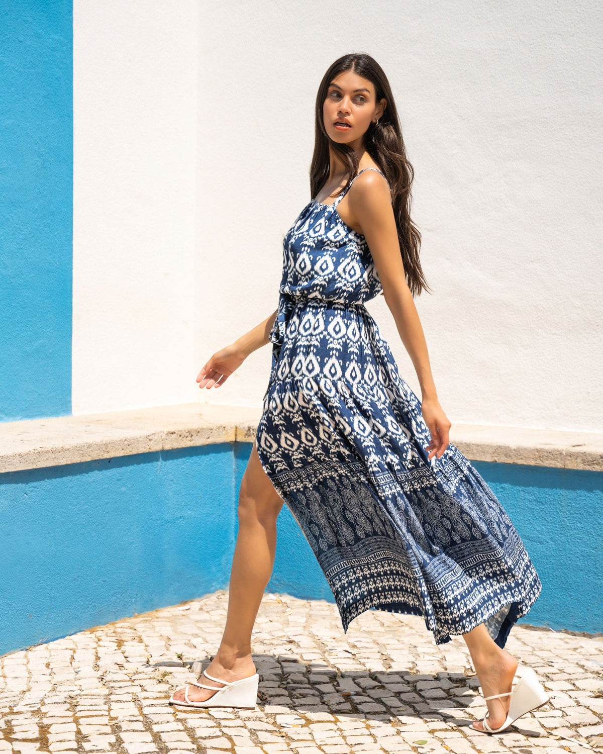 Jenni Skirt In Tivara Ikat
