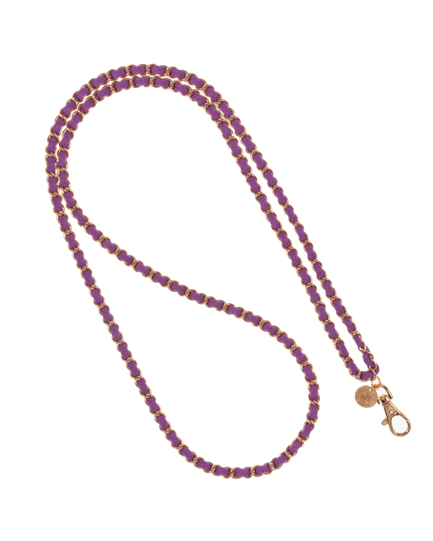 Deep Purple Crossbody Phone Chain