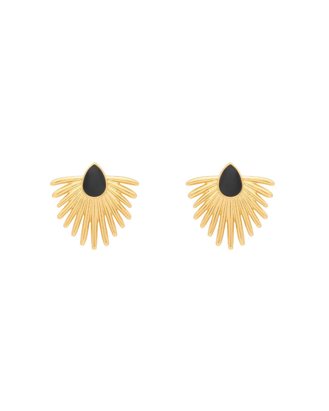 MINI ASTRID EARRINGS ONYX