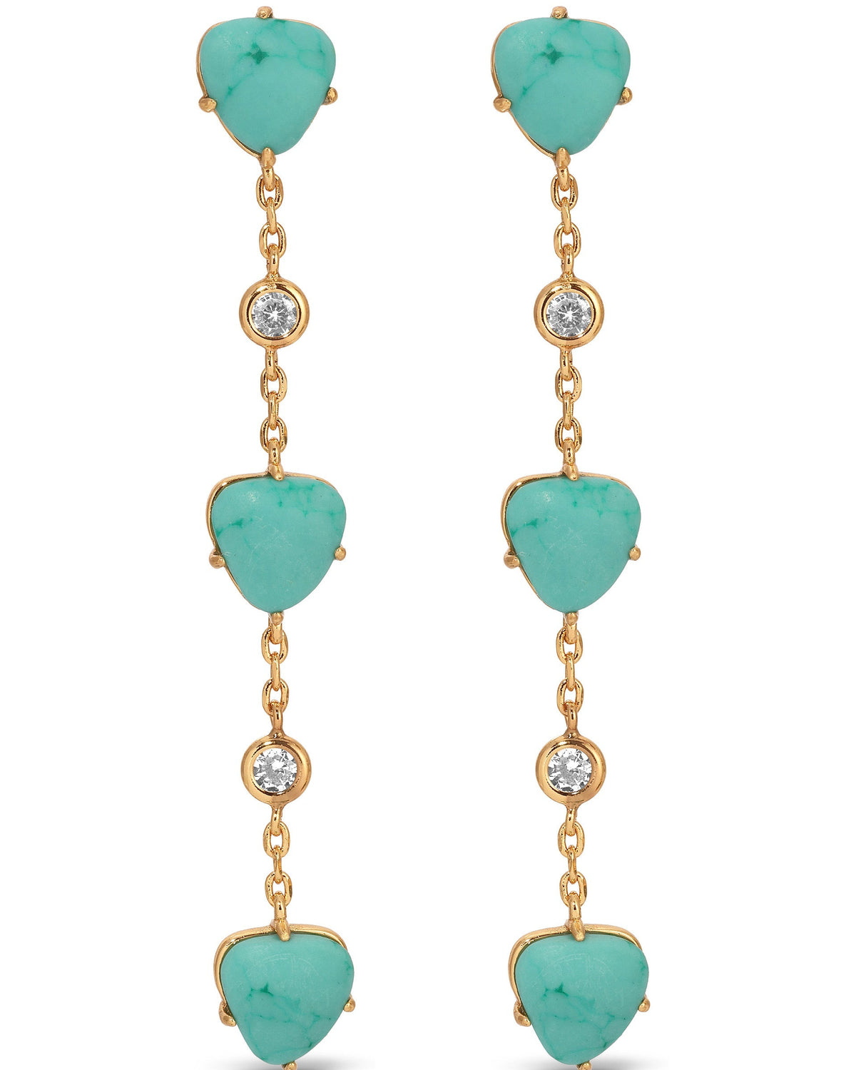 Turquoise Solstice Dangle Earrings