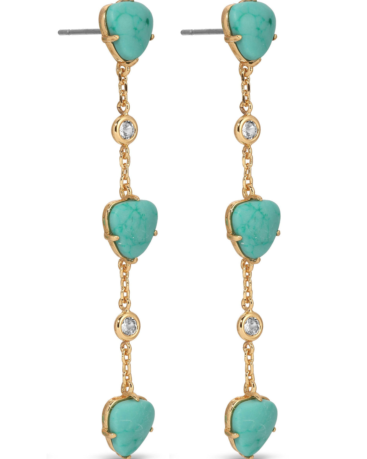Turquoise Solstice Dangle Earrings