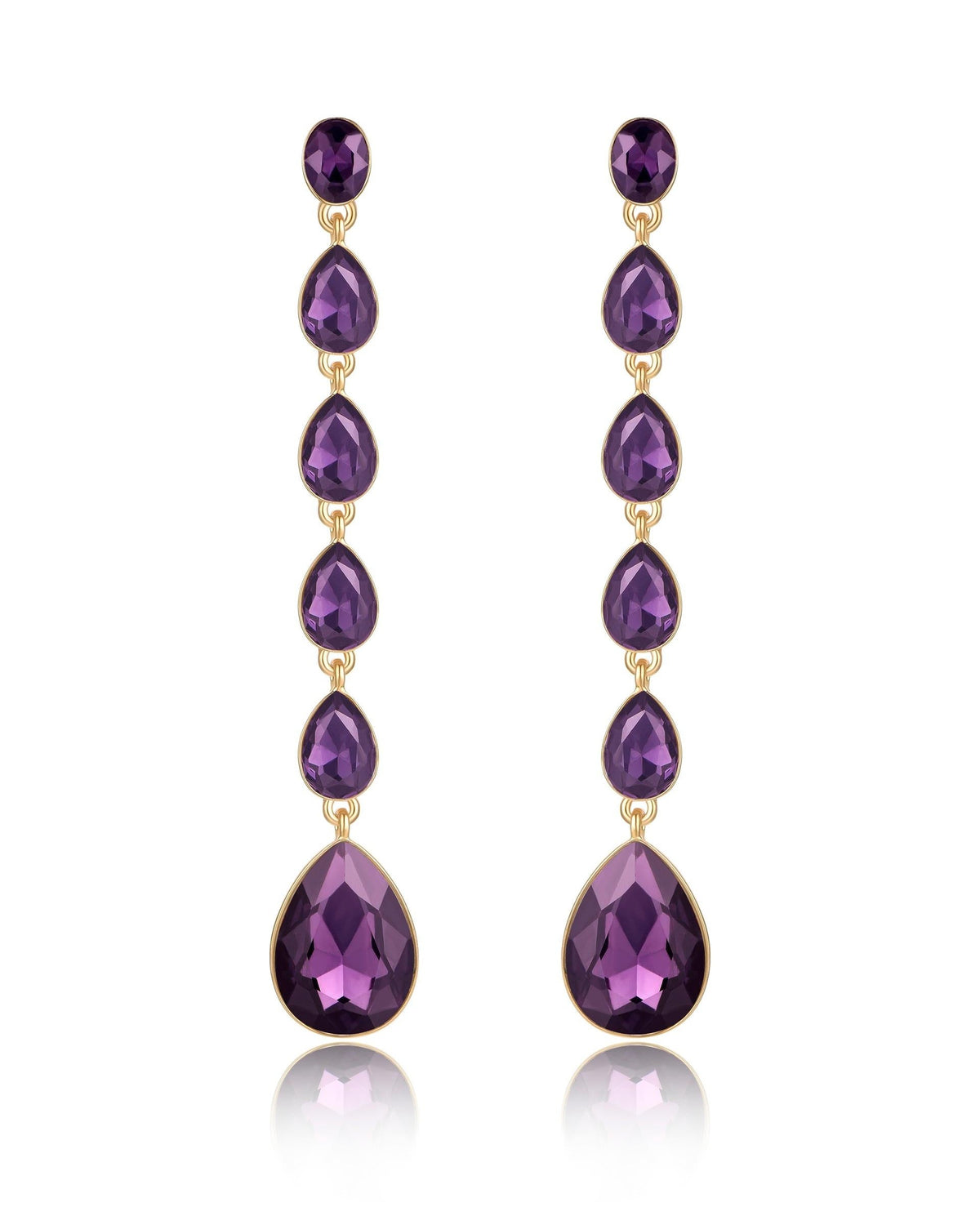 Crystallized Drop Earrings
