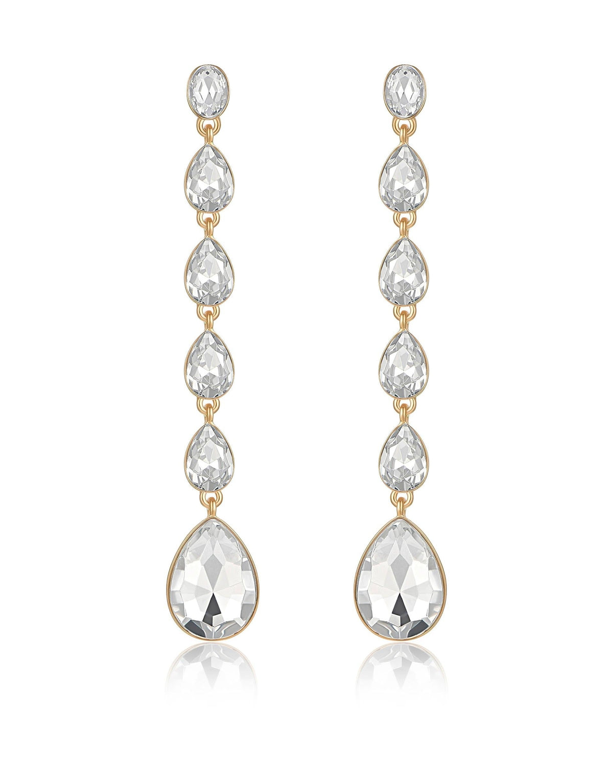 Crystallized Drop Earrings