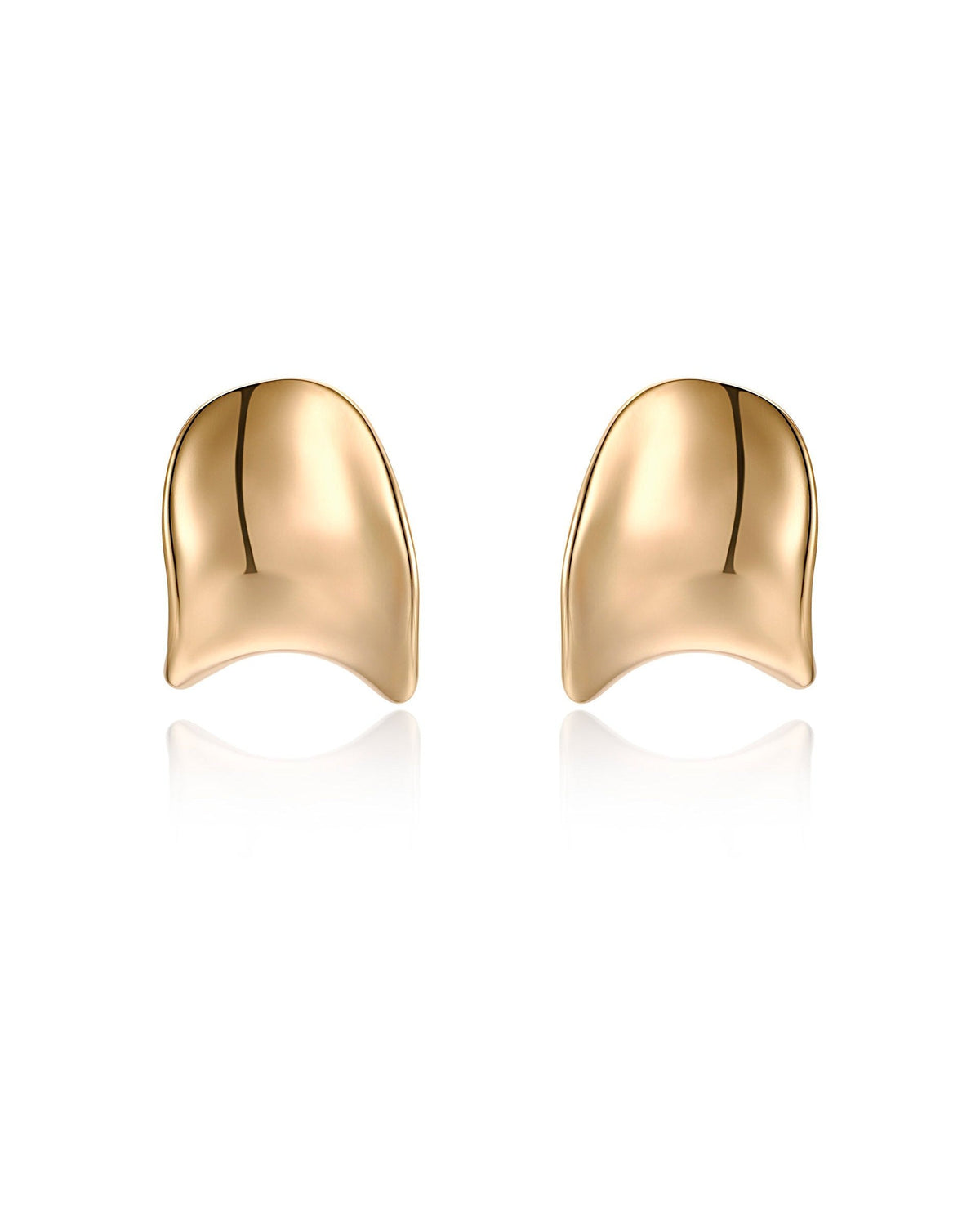 Curved Stud Earrings