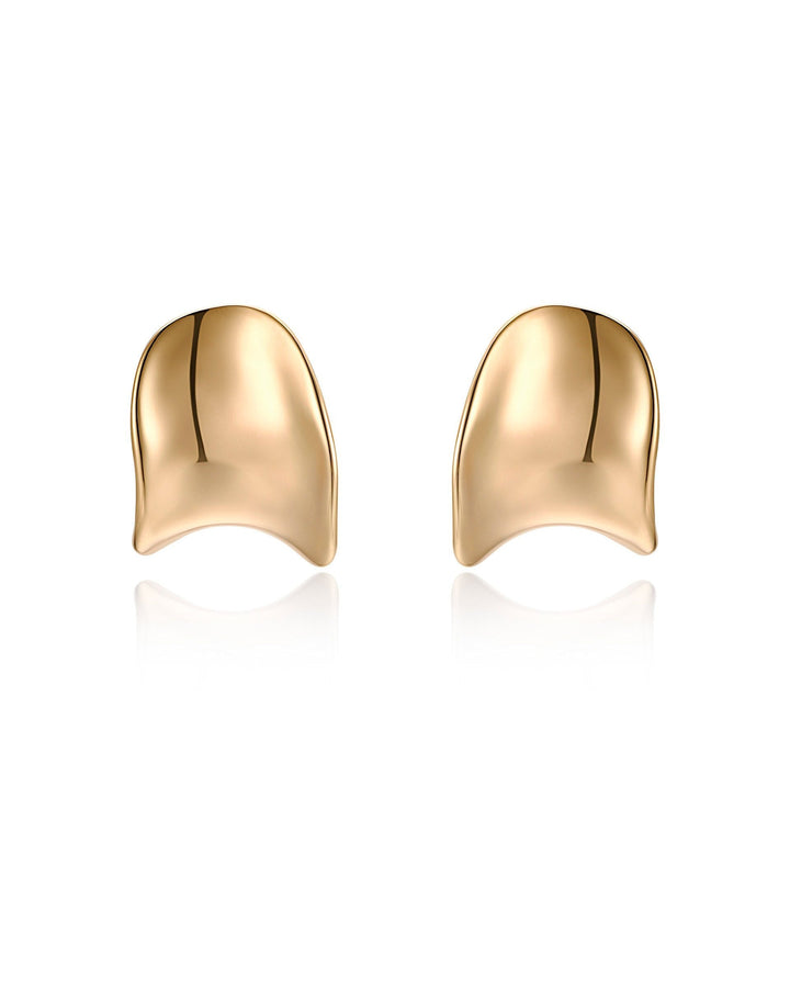 Curved Stud Earrings