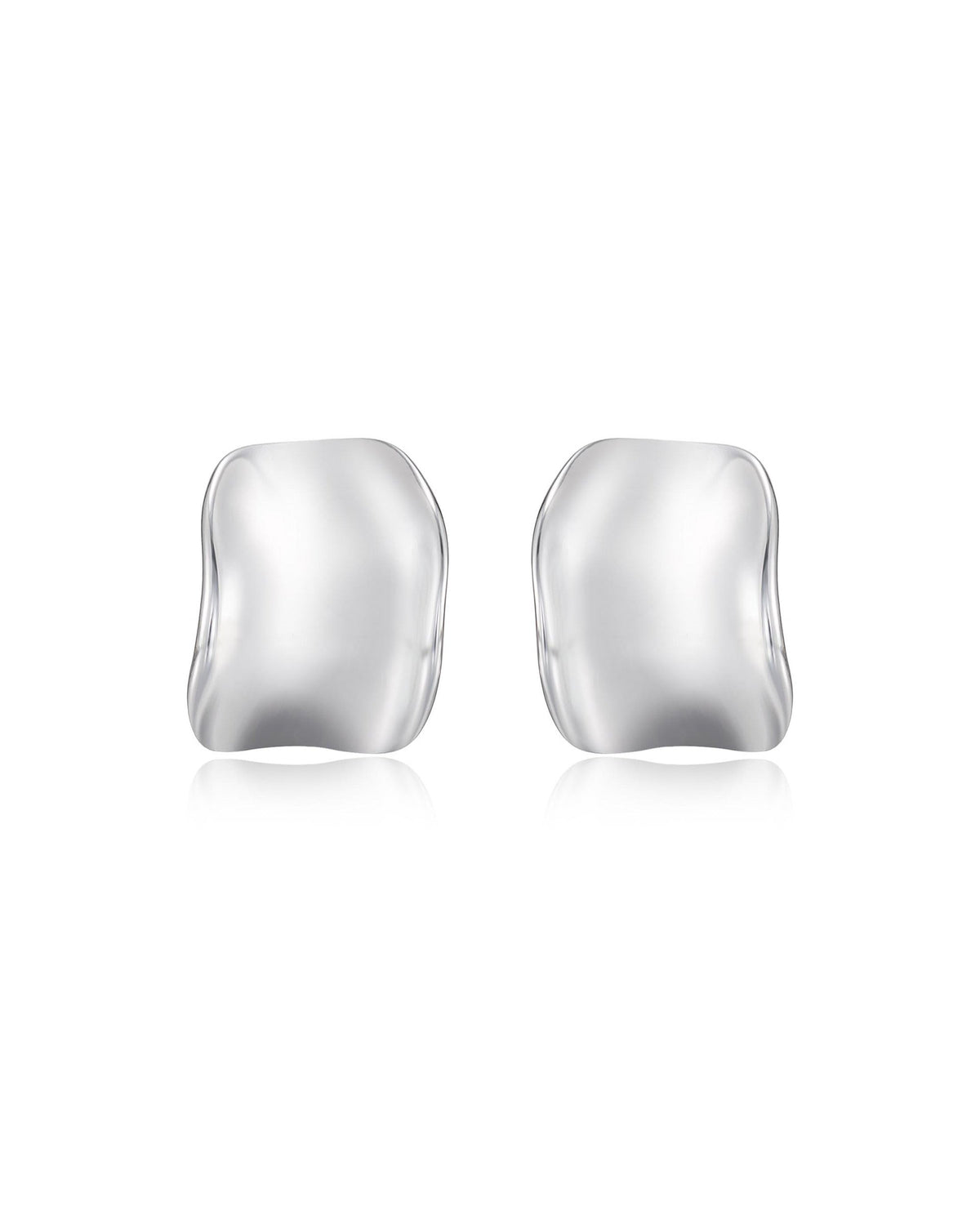 Curved Stud Earrings