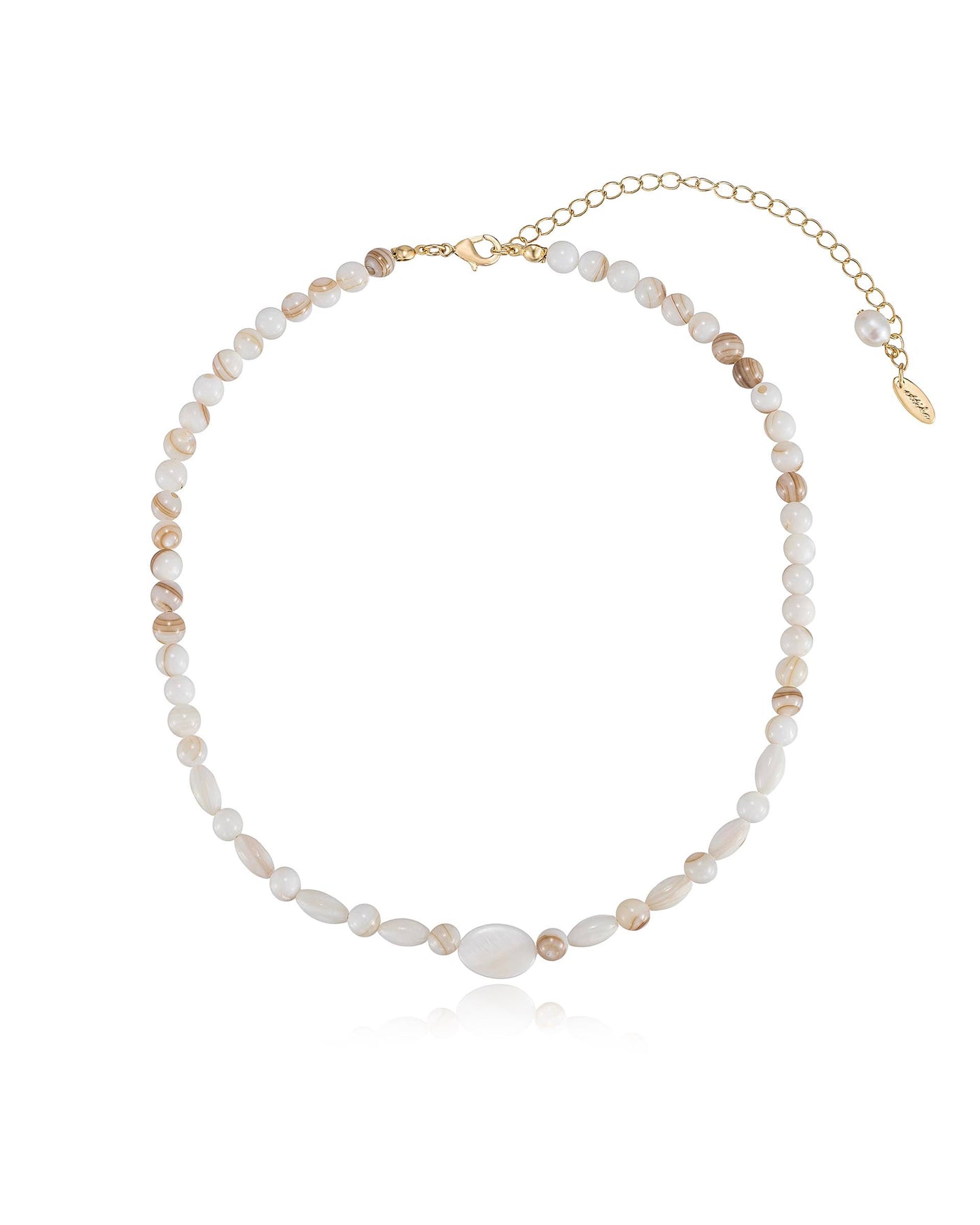 Opalescent Shell Necklace Set
