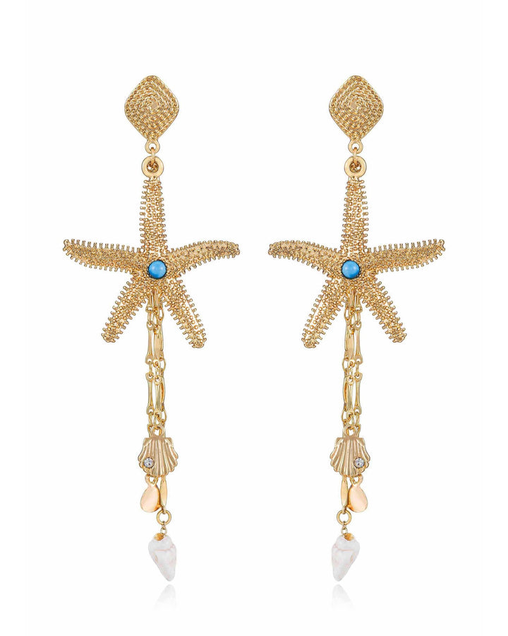 Starfish Seeker Drop Earrings