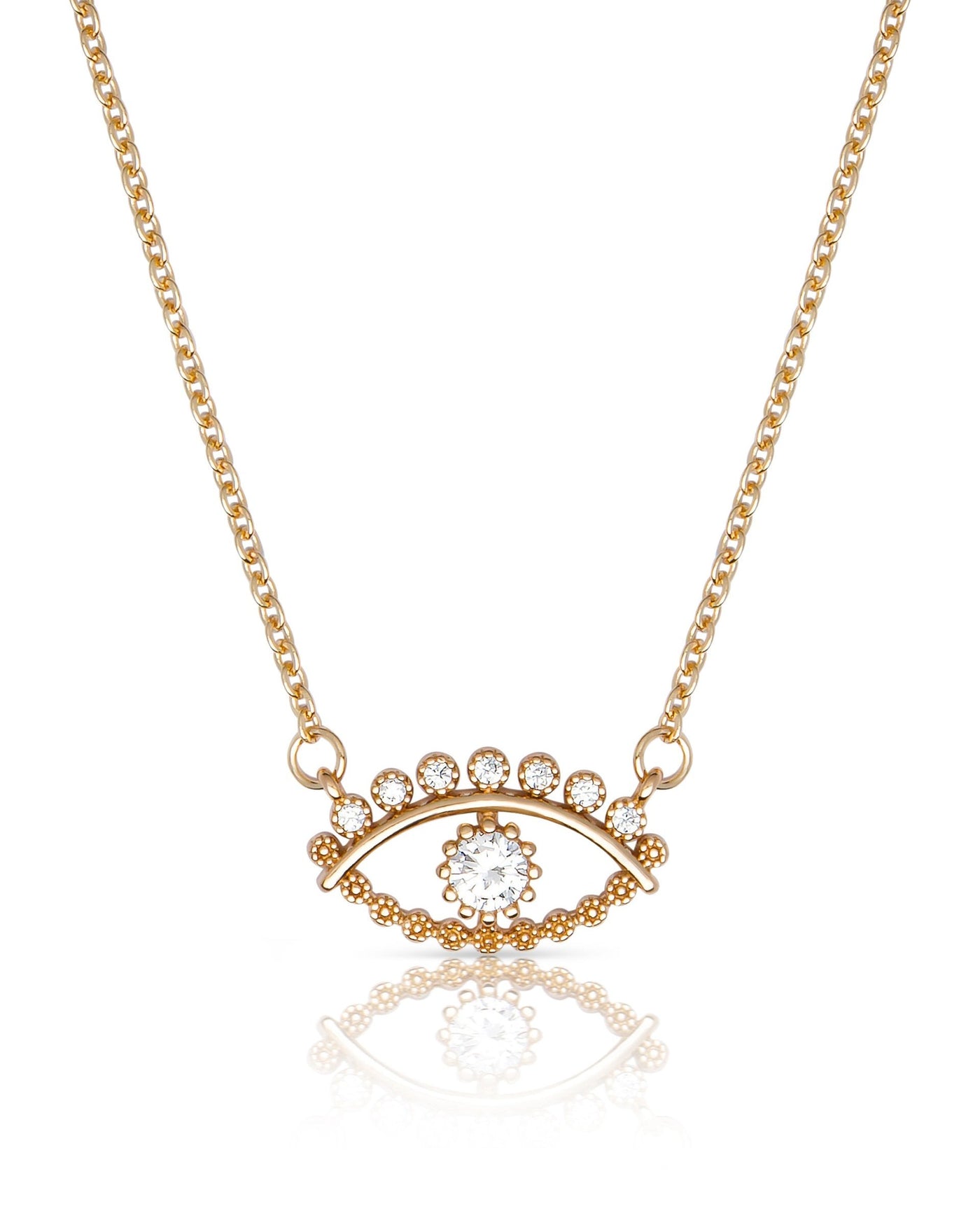 All Knowing Eye Crystal Necklace