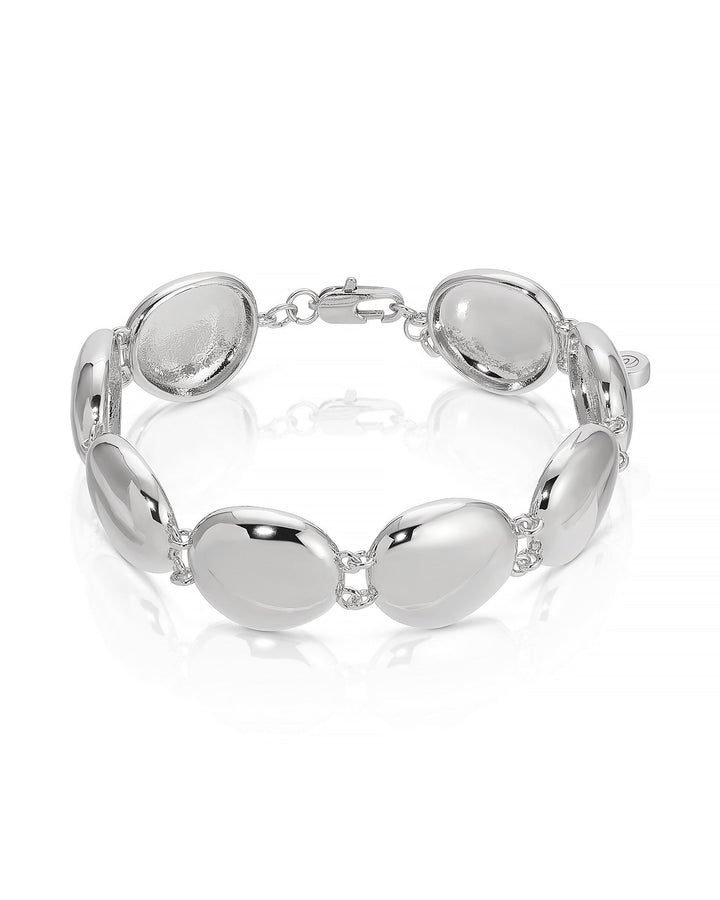 Polished Pebble Linked Bracelet
