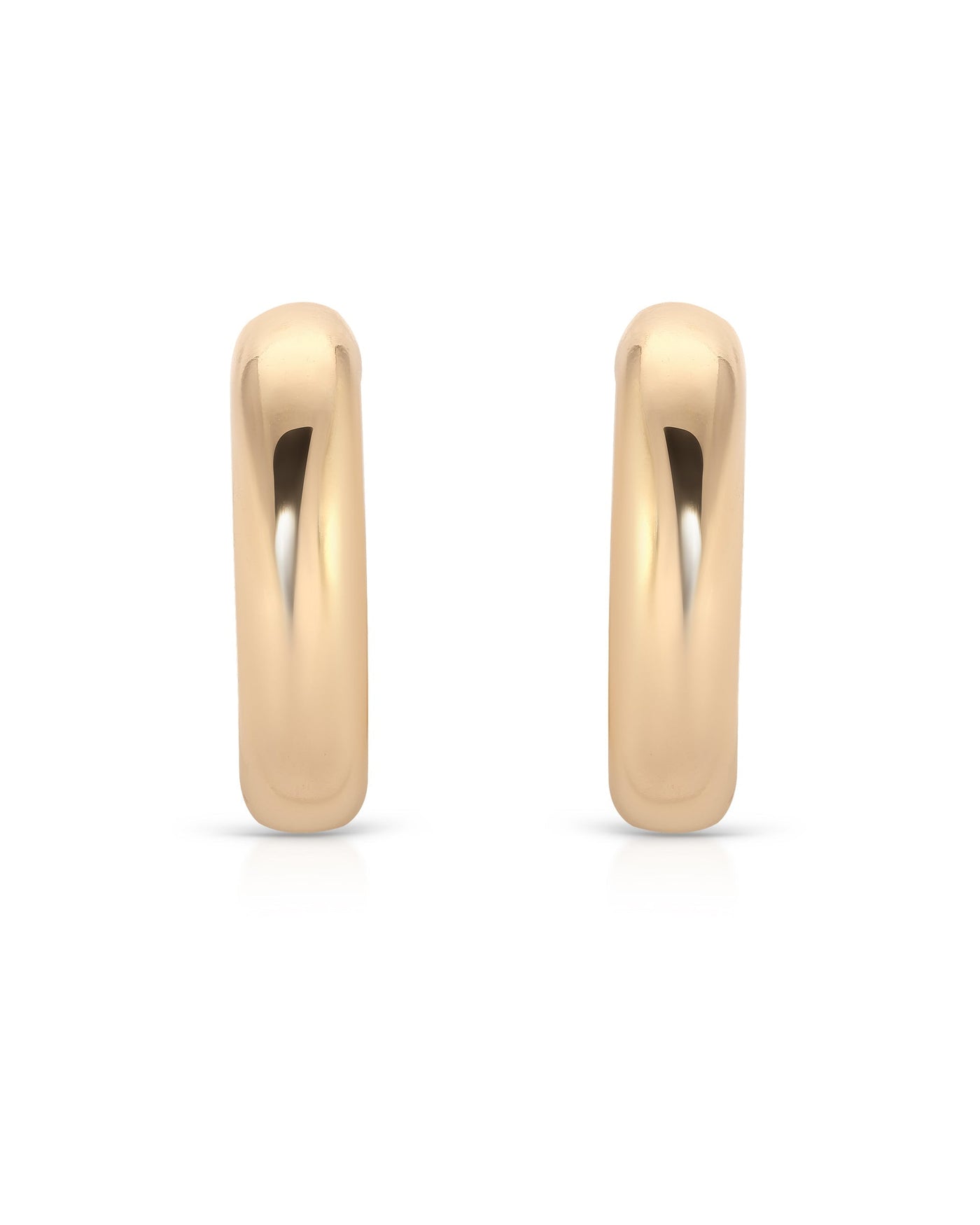 Small Thick Classic Hoops