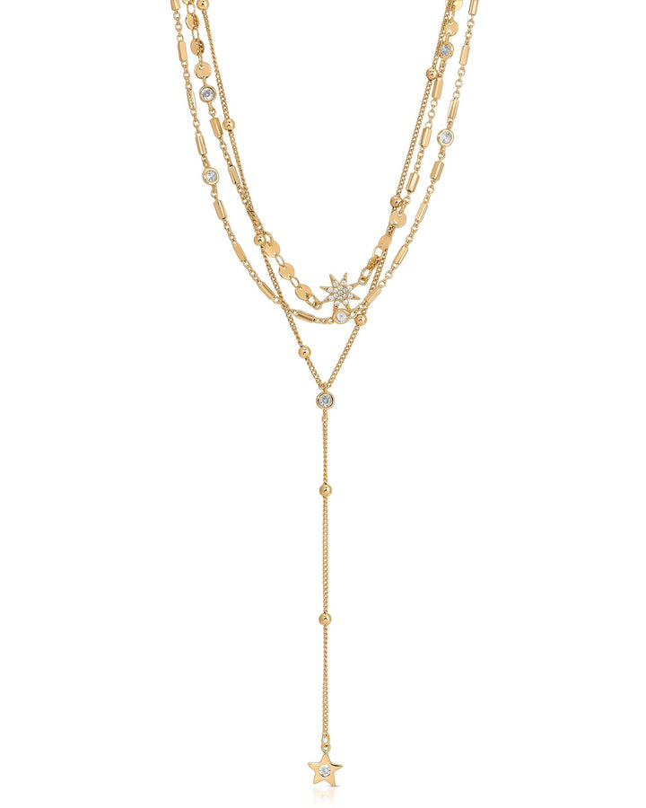 Forever Falling Multi-Chain Lariat Choker