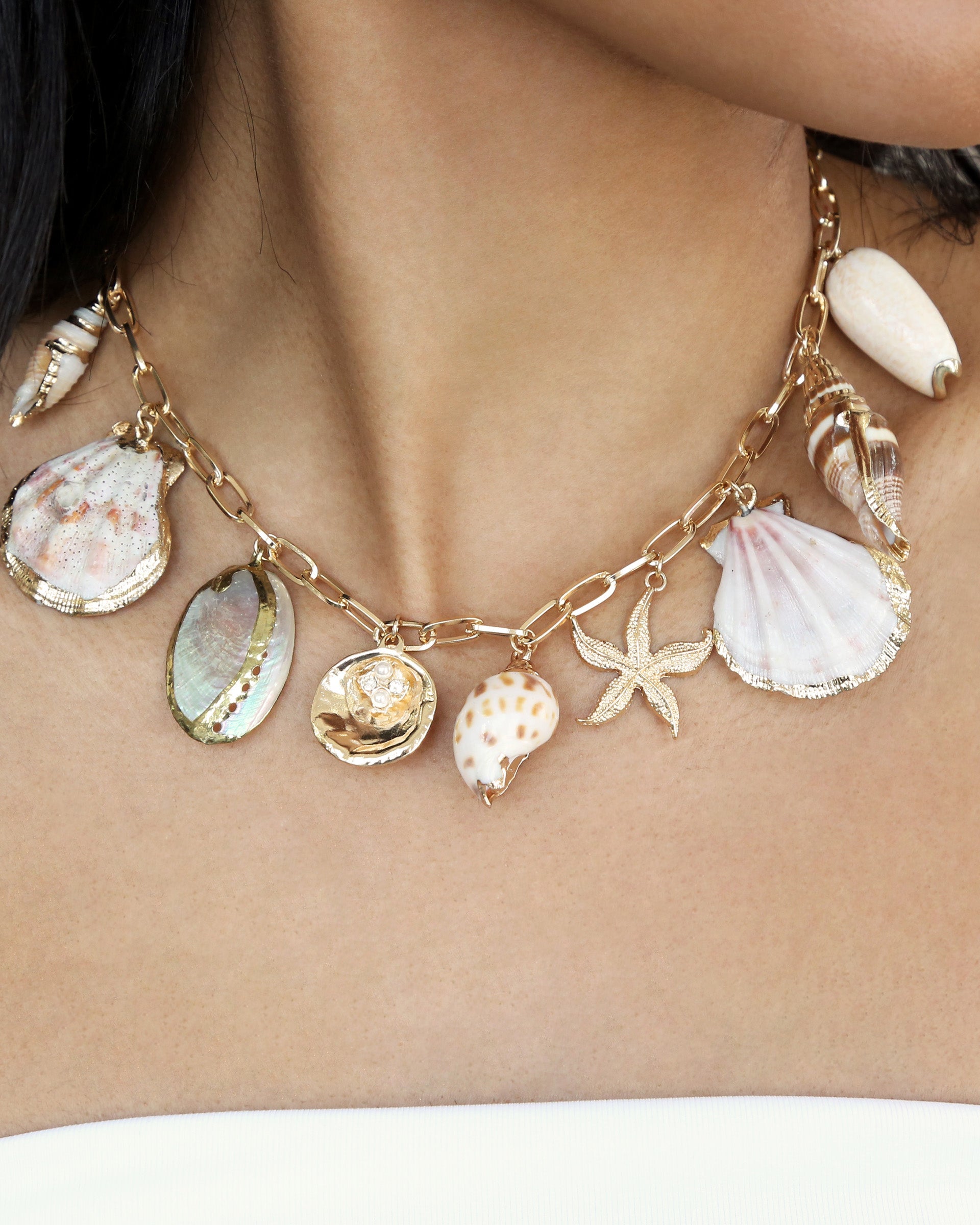 Private Island Assorted Shell Necklace | Boston Proper