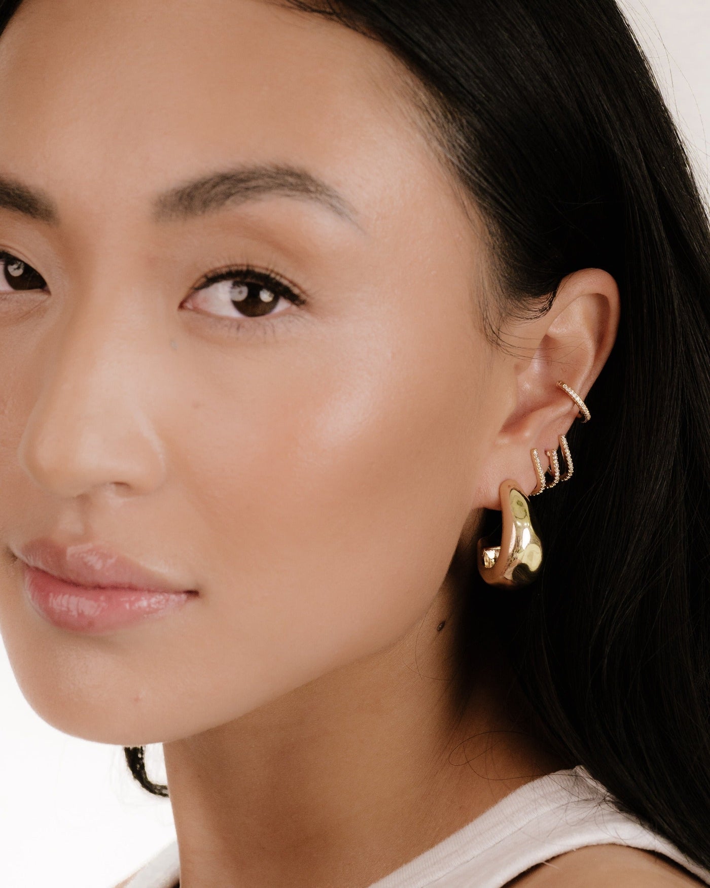 Mini Sparkler Crystal Ear Cuff