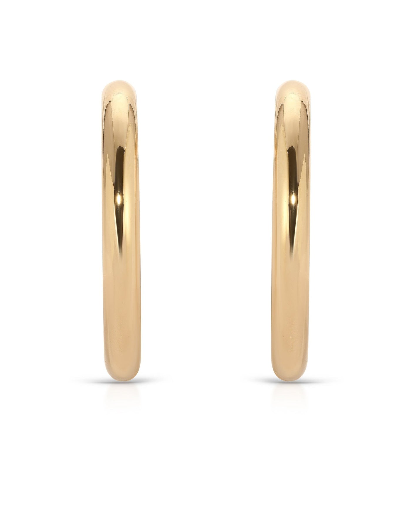 Large Thick Classic Hoops
