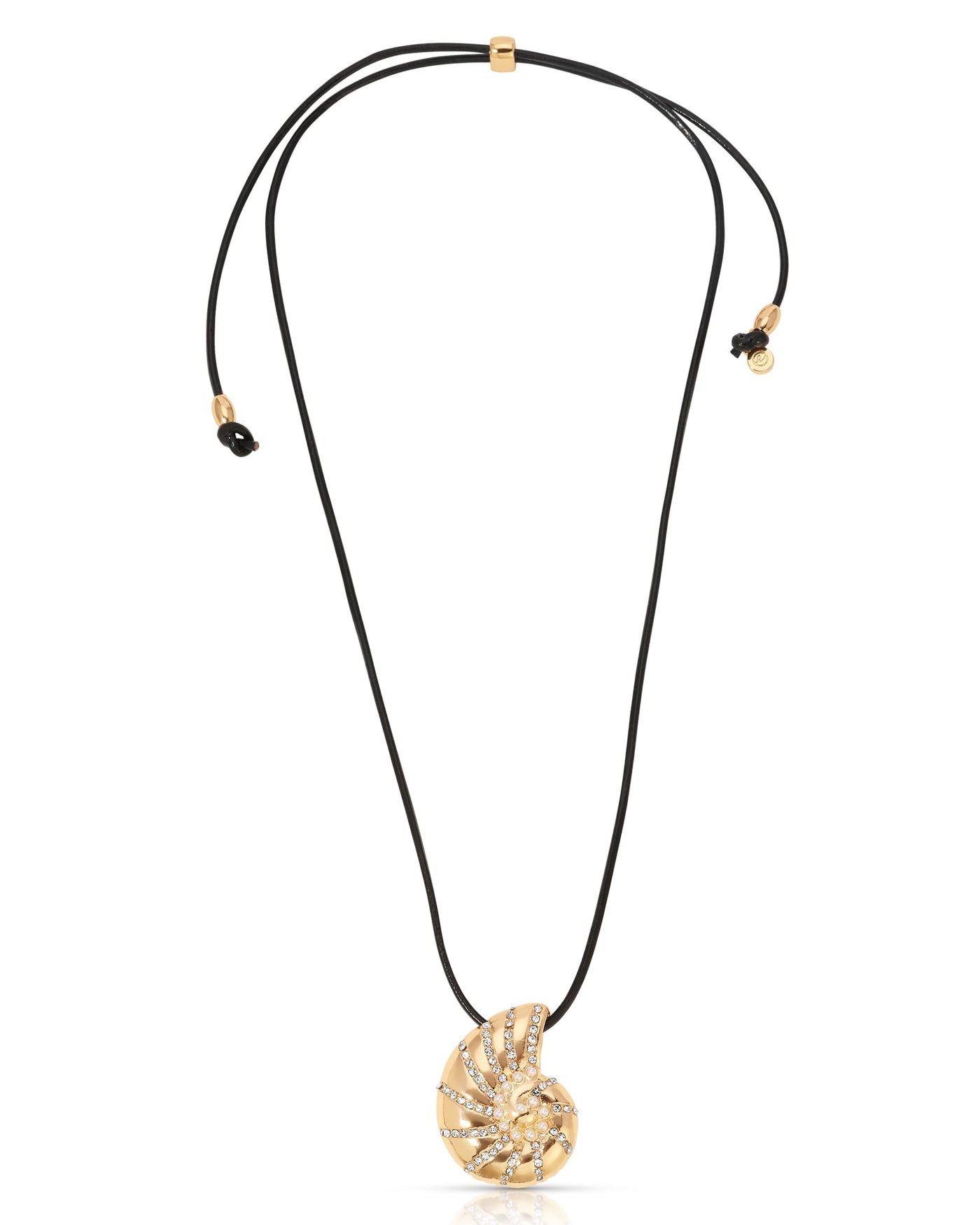 Nautilus Shell Cord Necklace