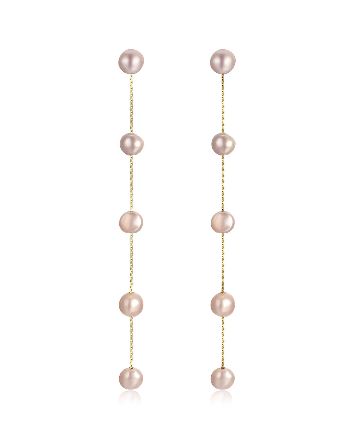 Dripping Pearl Delicate Drop Earrings