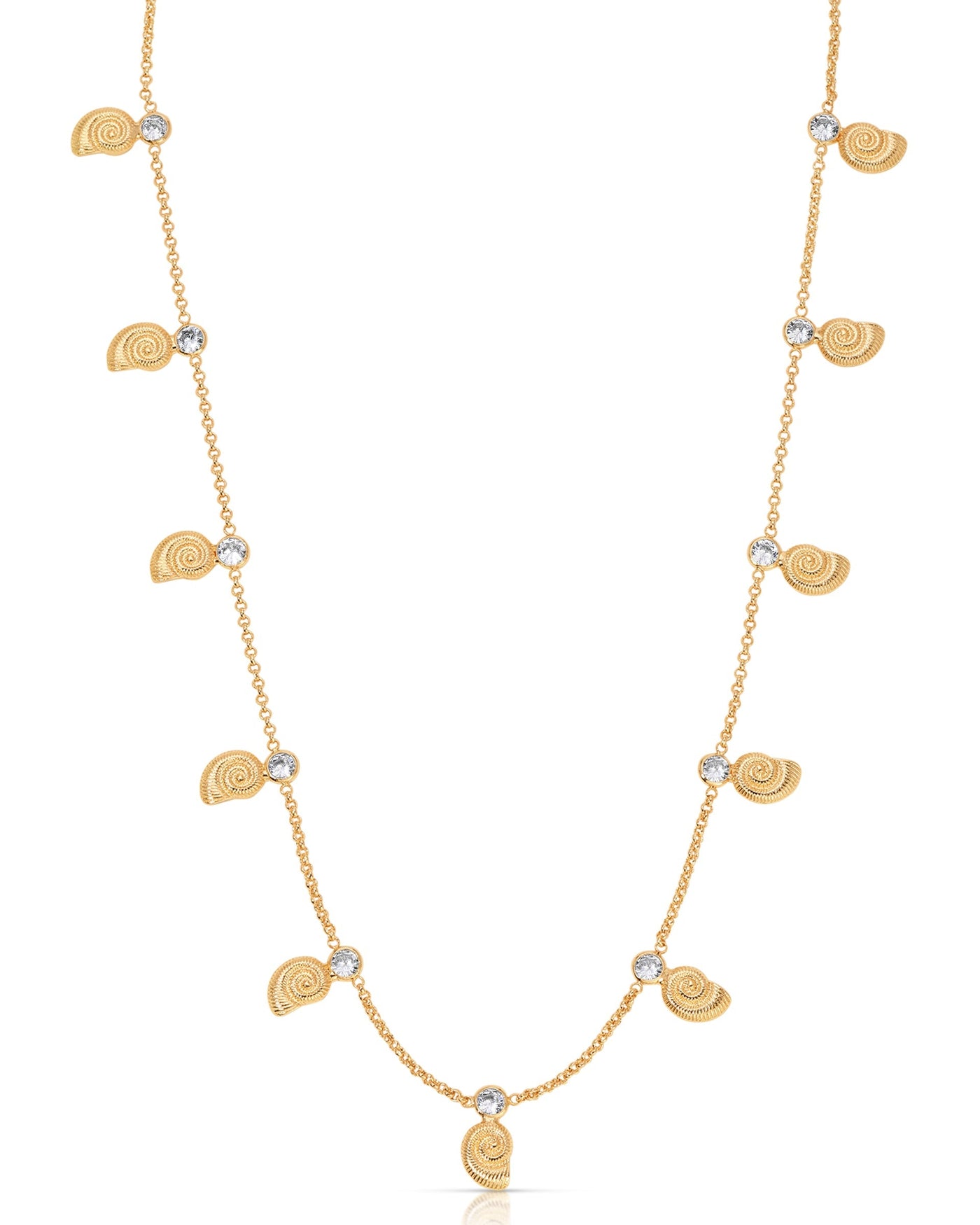 Nautilus Shell Charm Necklace