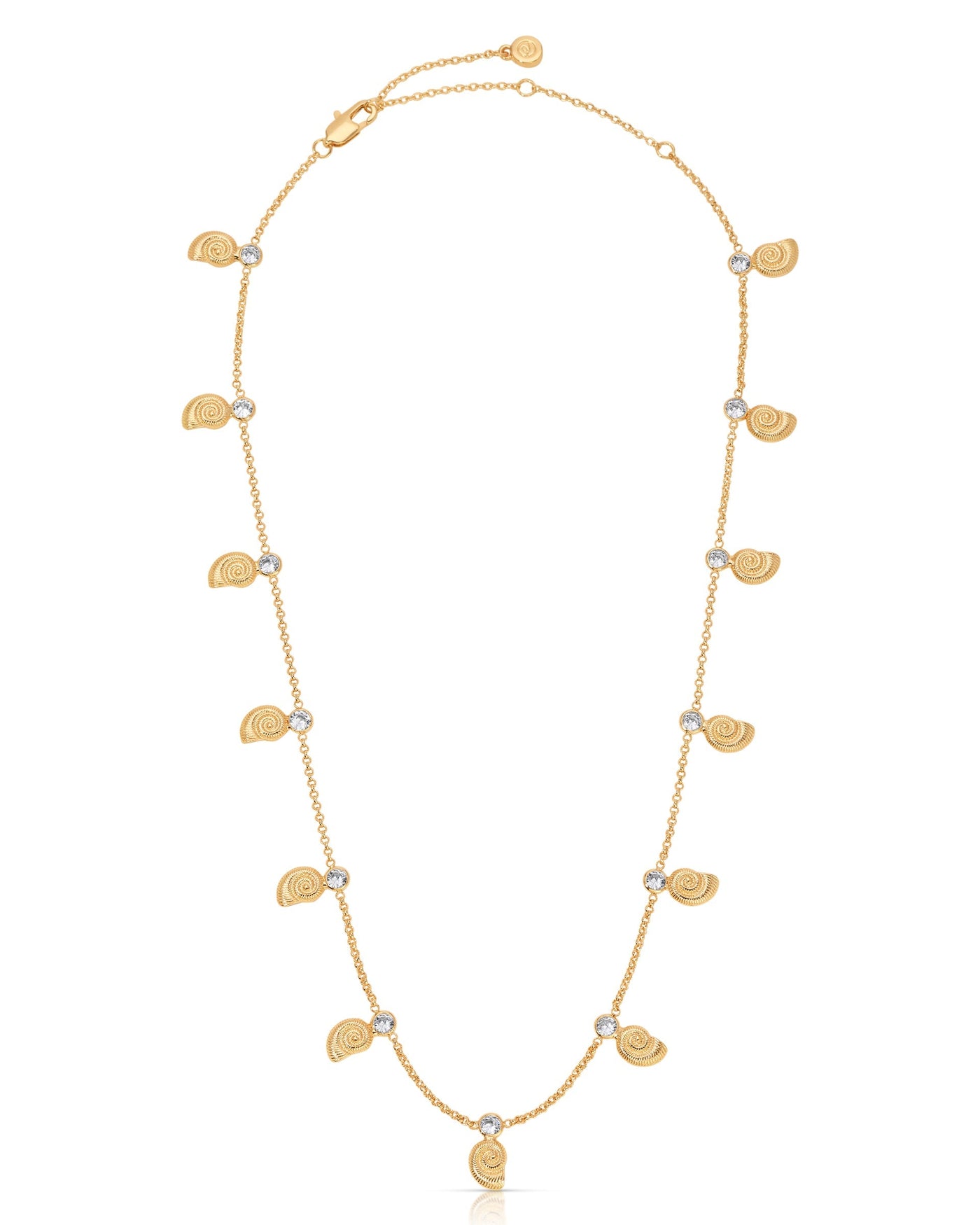 Nautilus Shell Charm Necklace