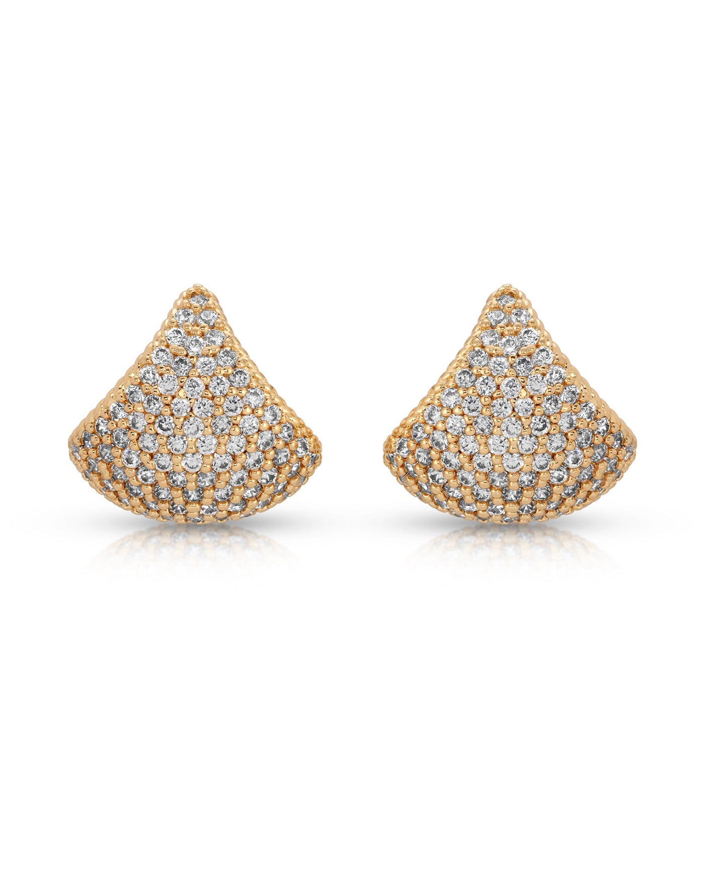 Pavé Encrusted Huggie Hoops